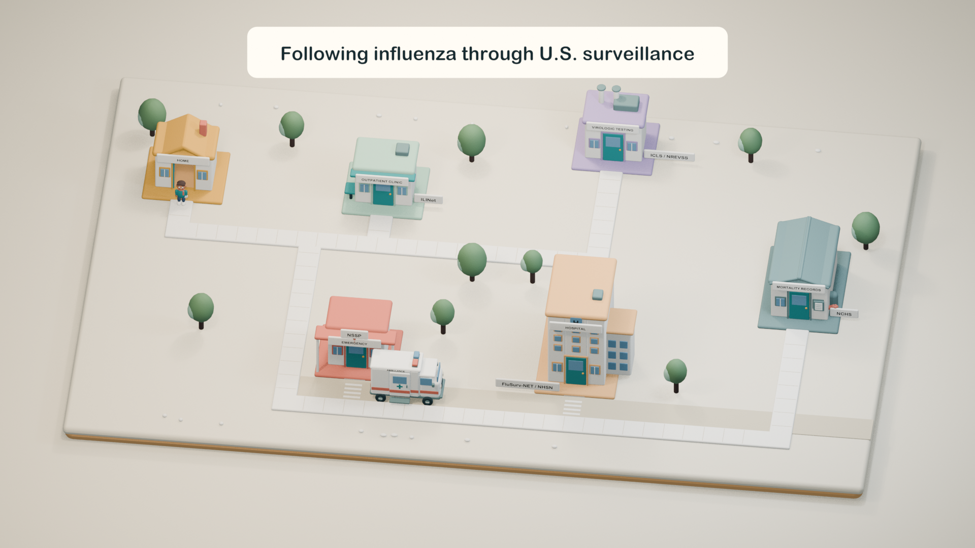 Clay community overview of U.S. influenza surveillance